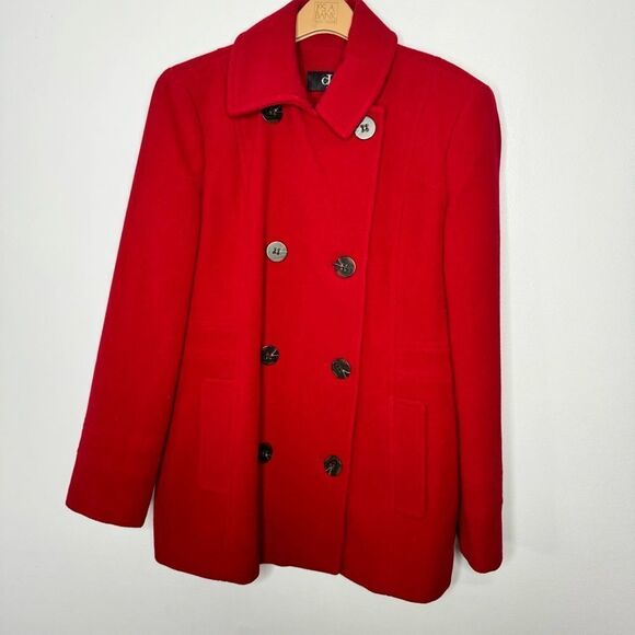 Calvin Klein red coat size medium - Picture 1 of 6